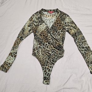Animal Print Guess Bodysuit